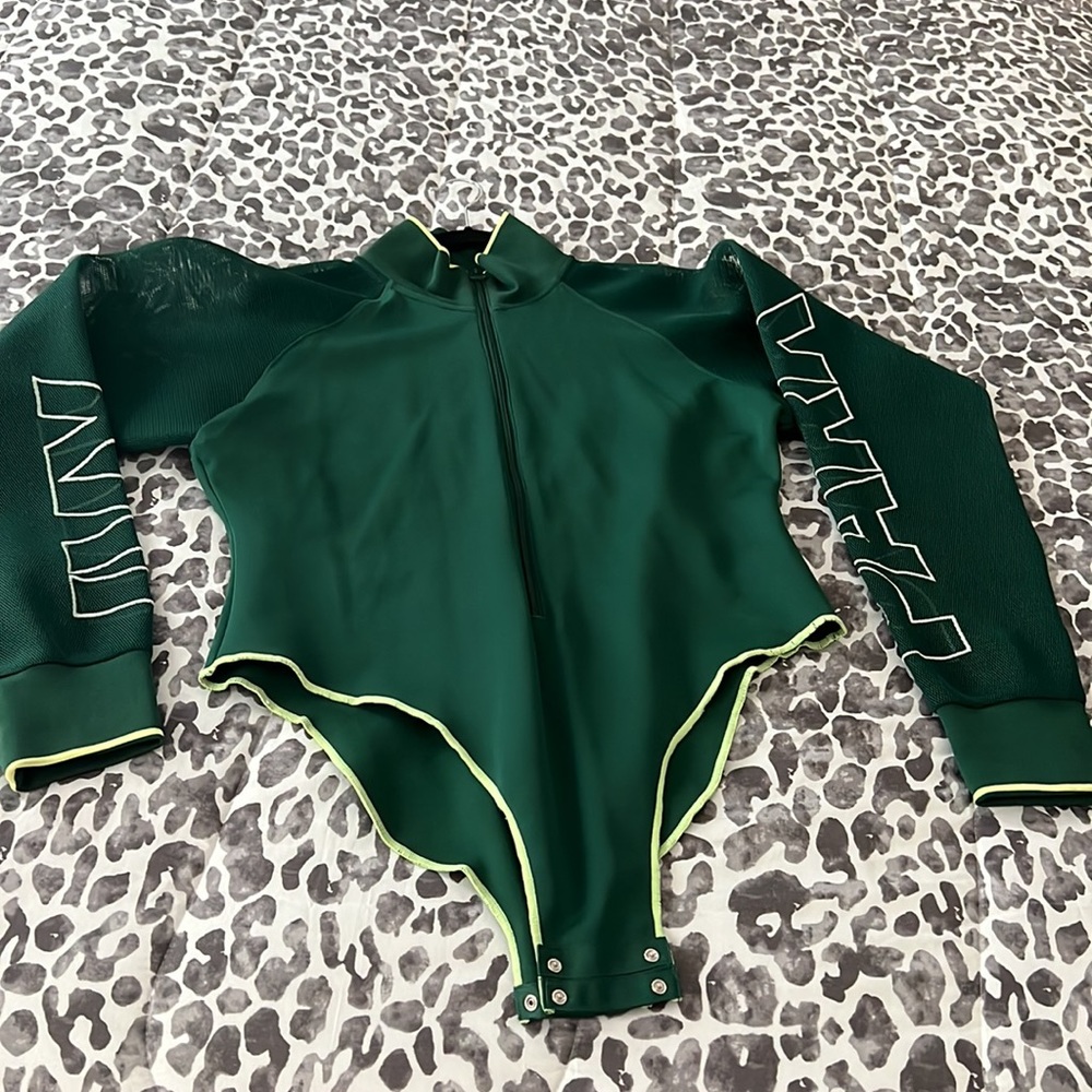 adidas Ivy Park Mesh Sleeve Bodysuit - Picture 2 of 12